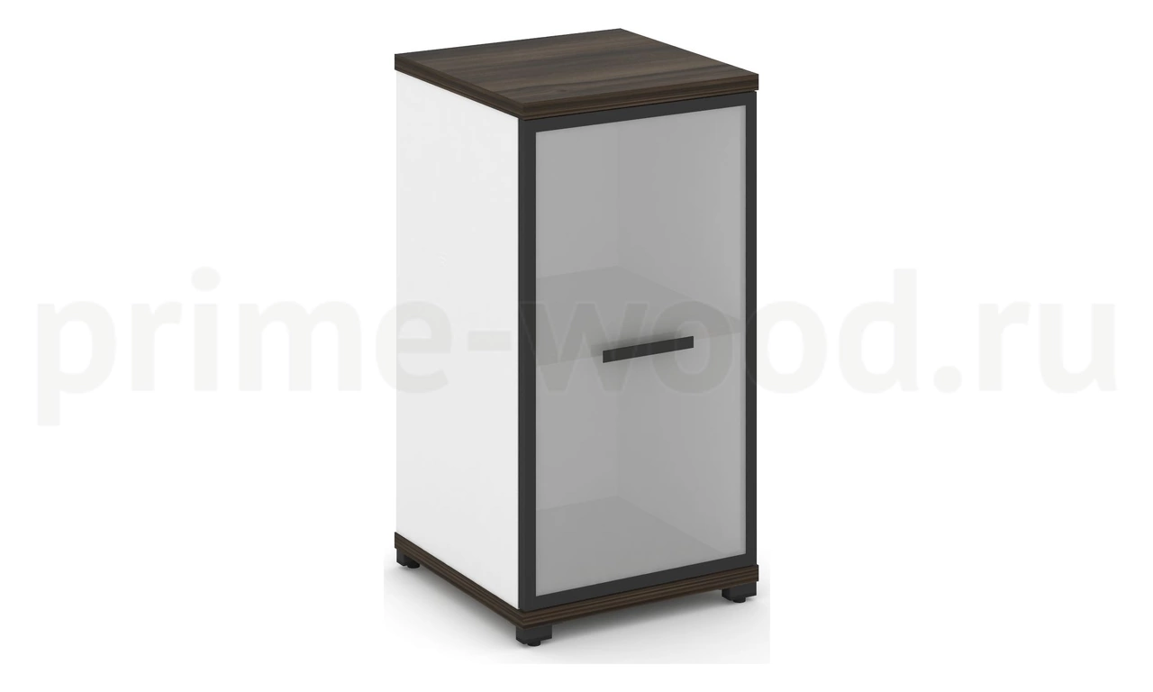 Шкаф одна узкая секция, 2 ниши CN.STU-213 RM B/W - фото 0