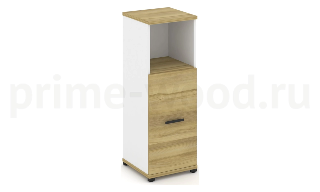 Шкаф одна узкая секция, 3 ниши CN.STU-313 B/W - фото 1